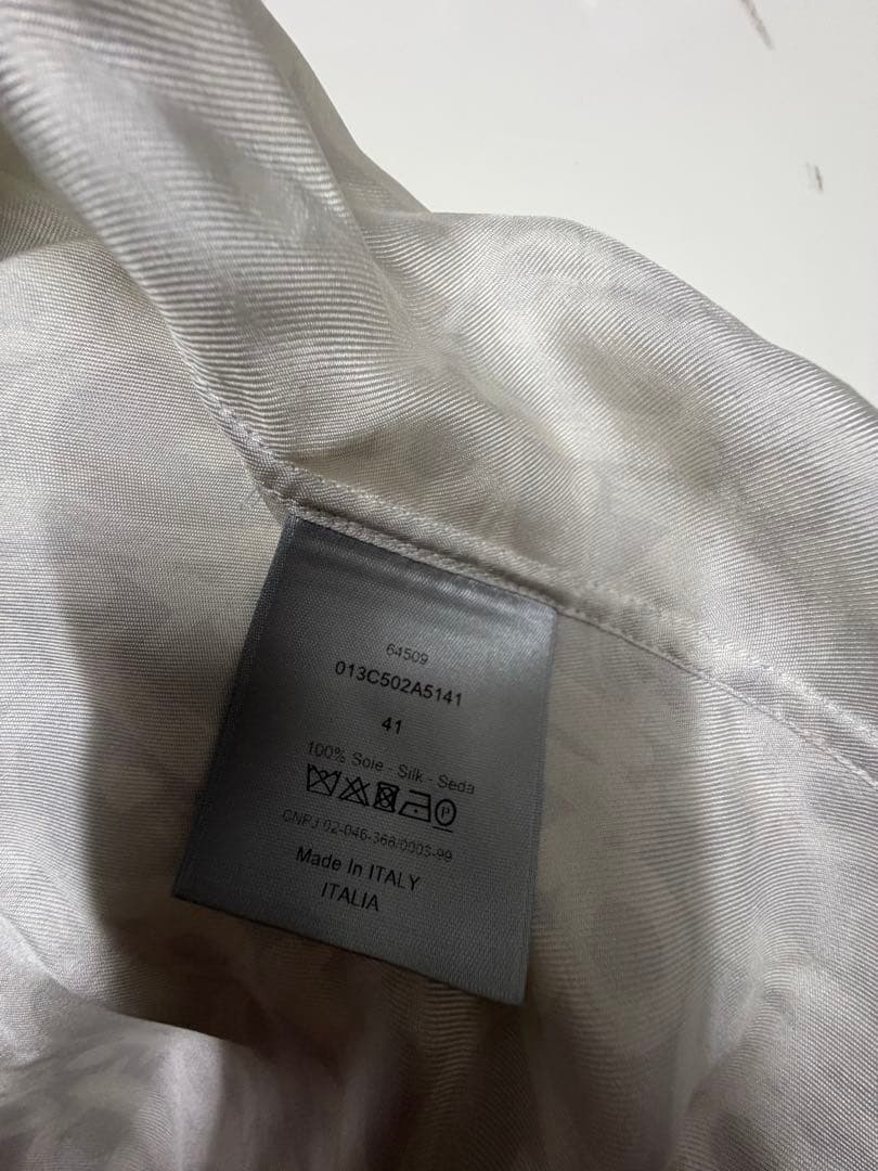 Dior ホワイト 長袖シャツ