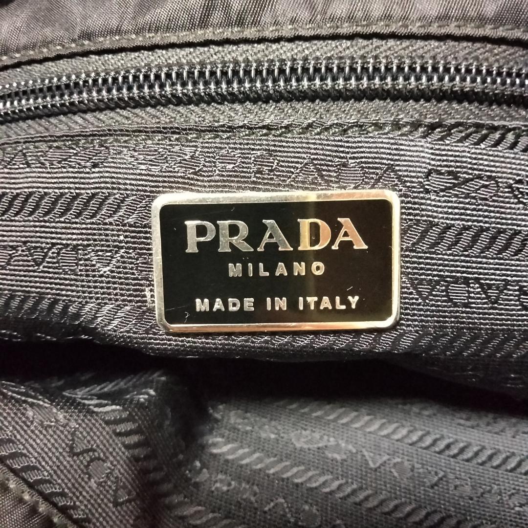 PRADA プラダ トートバッグ ナイロン 黒 ブラック 三角ロゴ