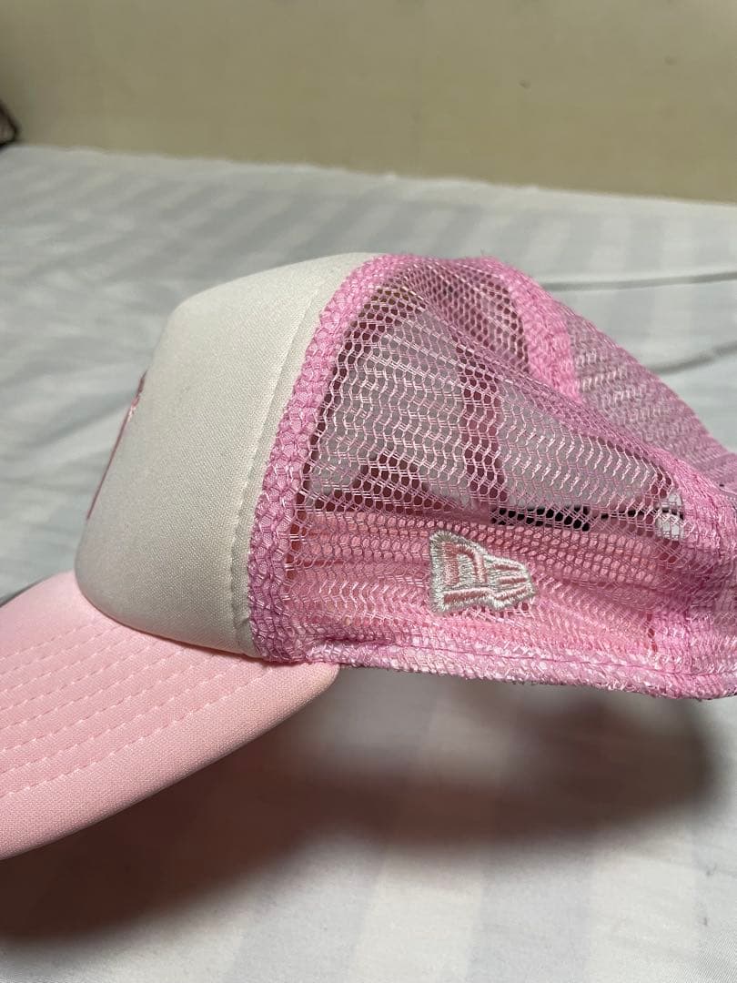 New Era 9FORTY ピンク ホワイト キャップ