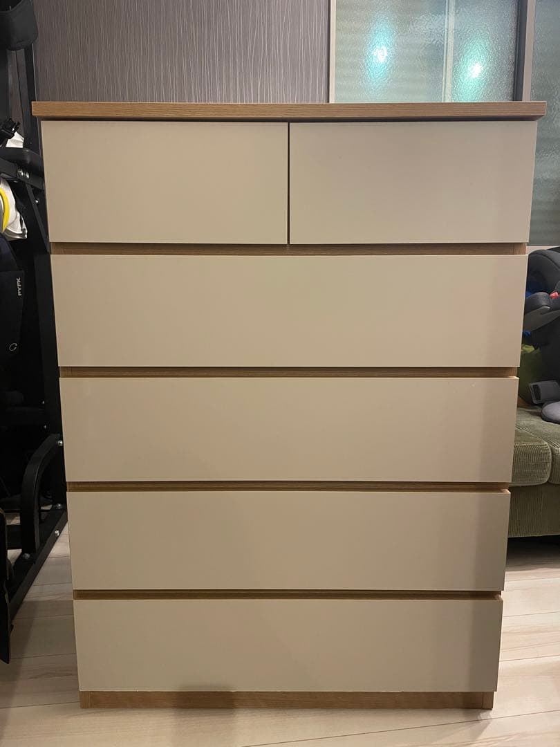 国産チェスト　ハイタイプ　５段