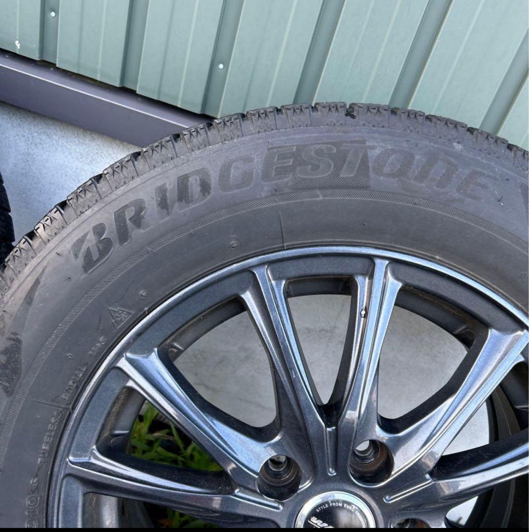 アルミホイール＆スノータイヤ　195/65R15　4本セット.PCD 114.3