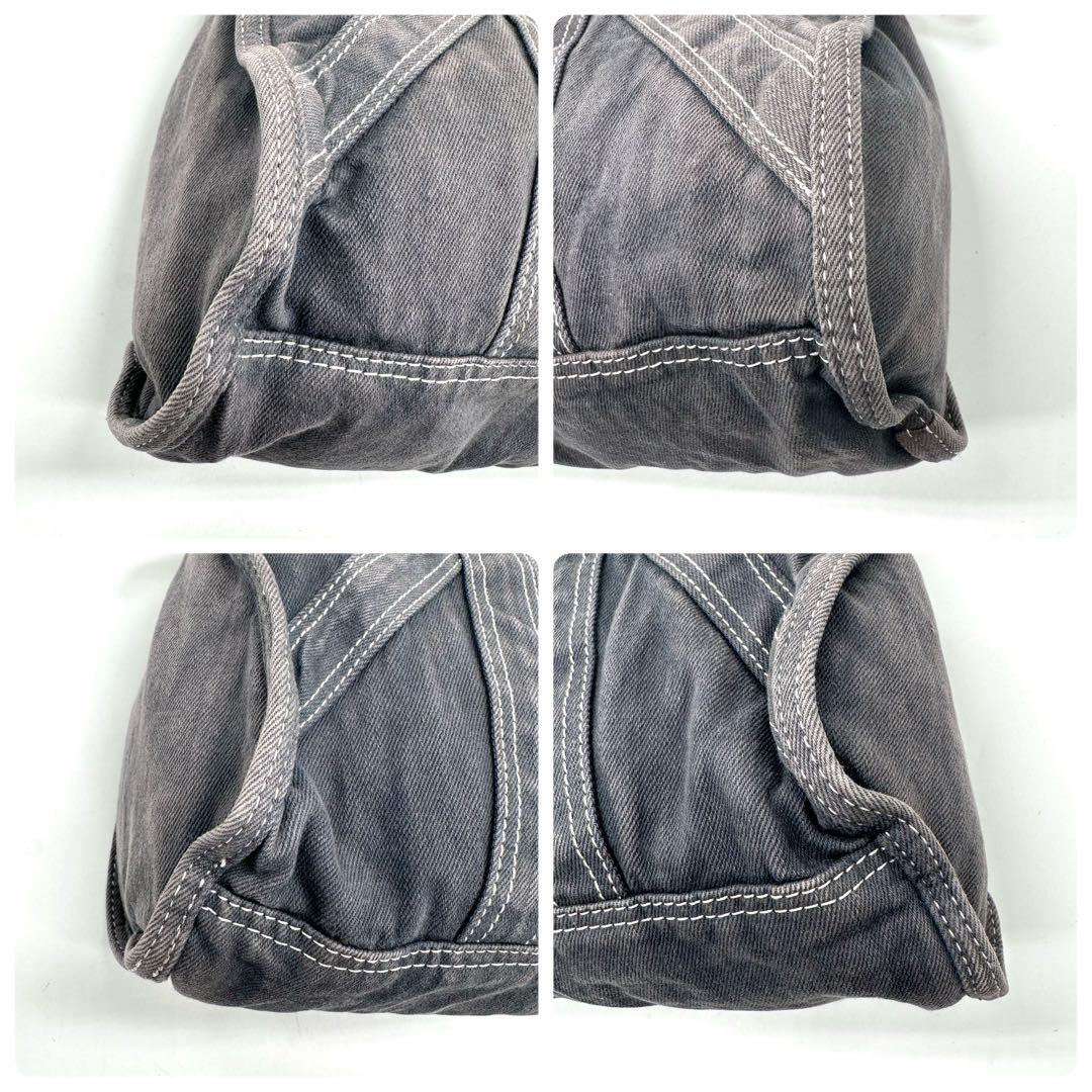 バッグ DIESEL denim l logo tote bag y2k