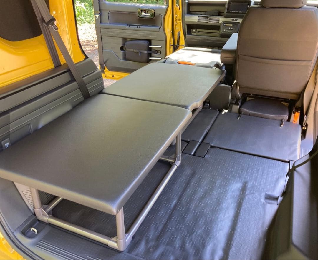 【車中泊に】N-VAN専用ベットキット（後用ハーフキット）