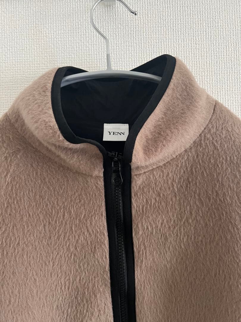 yenn SHAGGY HALF ZIP JK シャギーハーフジップジャケット