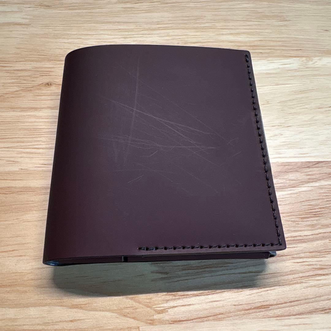 【新品・未使用】点と線 new-ushua3財布　革ホック　右利き用