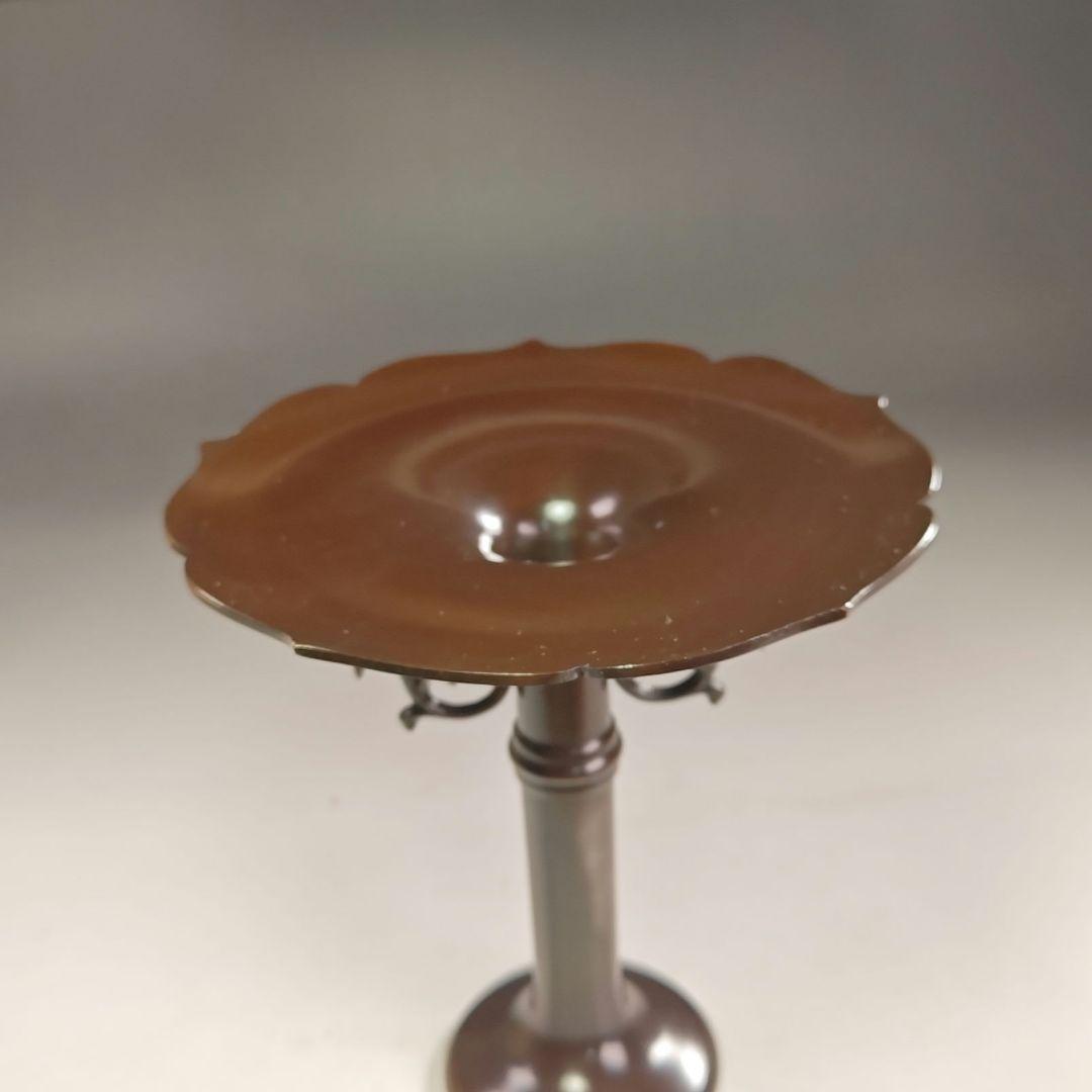 ウ242 花器『金森祥栄』『鋳銅　桔梗形　一文字　花入　花瓶　共箱』茶道具