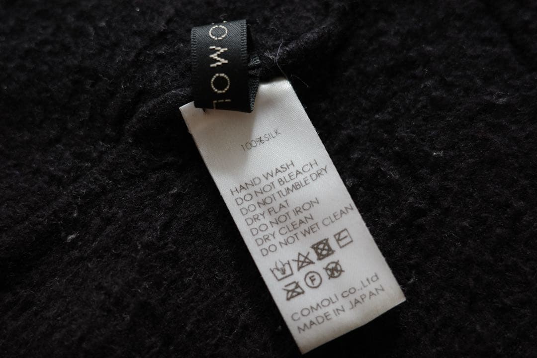 【美品】COMOLI コモリ シルクフリース ネックウォーマー