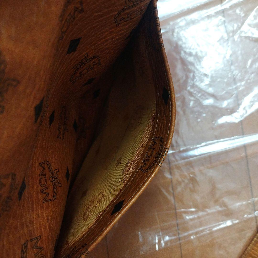 MCM　エムシーエム ロゴトートバッグ ヴィセトス柄 本革 ヴィンテージ