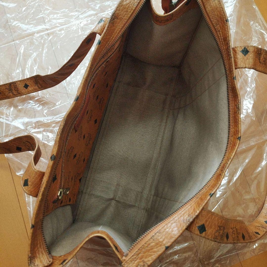 MCM　エムシーエム ロゴトートバッグ ヴィセトス柄 本革 ヴィンテージ