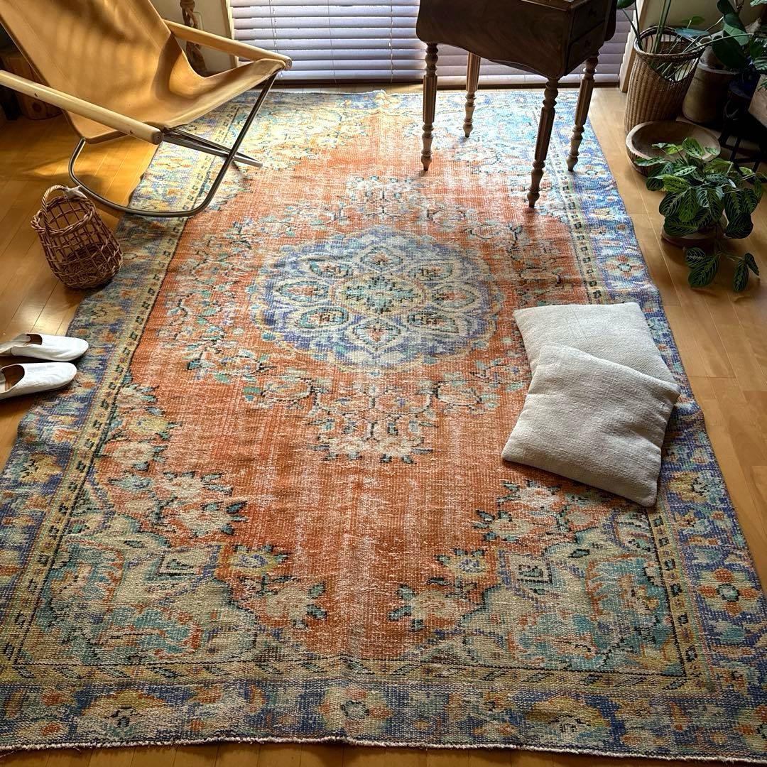 ippanjinページ大判173×259メダリオン　トルコヴィンテージラグ