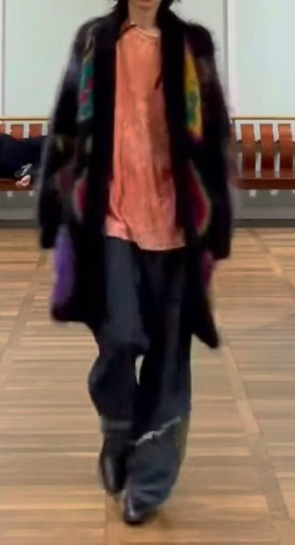 ユーロヴィンテージ　ファーコート　カーディガン着画あり