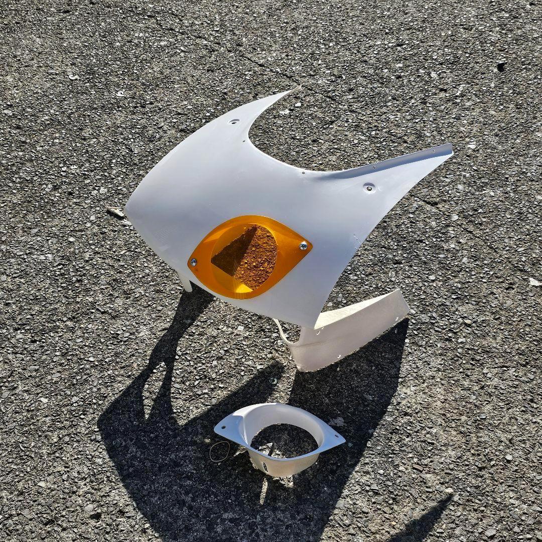 FRP製 NS-1用 耐久アッパーカウル　オレンジ　ライトなし