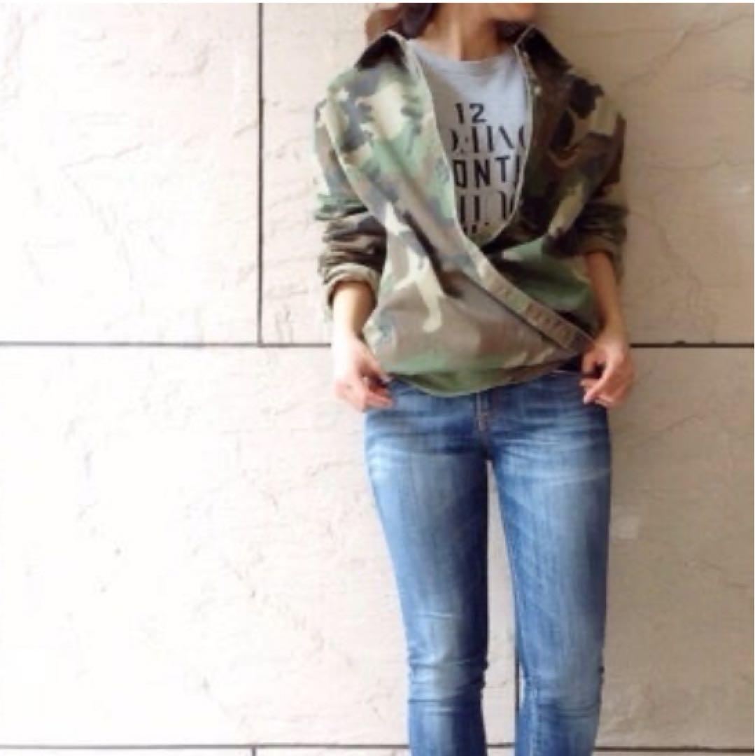 アパルトモンDEUXIEME CLASSE迷彩BIGオーバーシャツ（38）