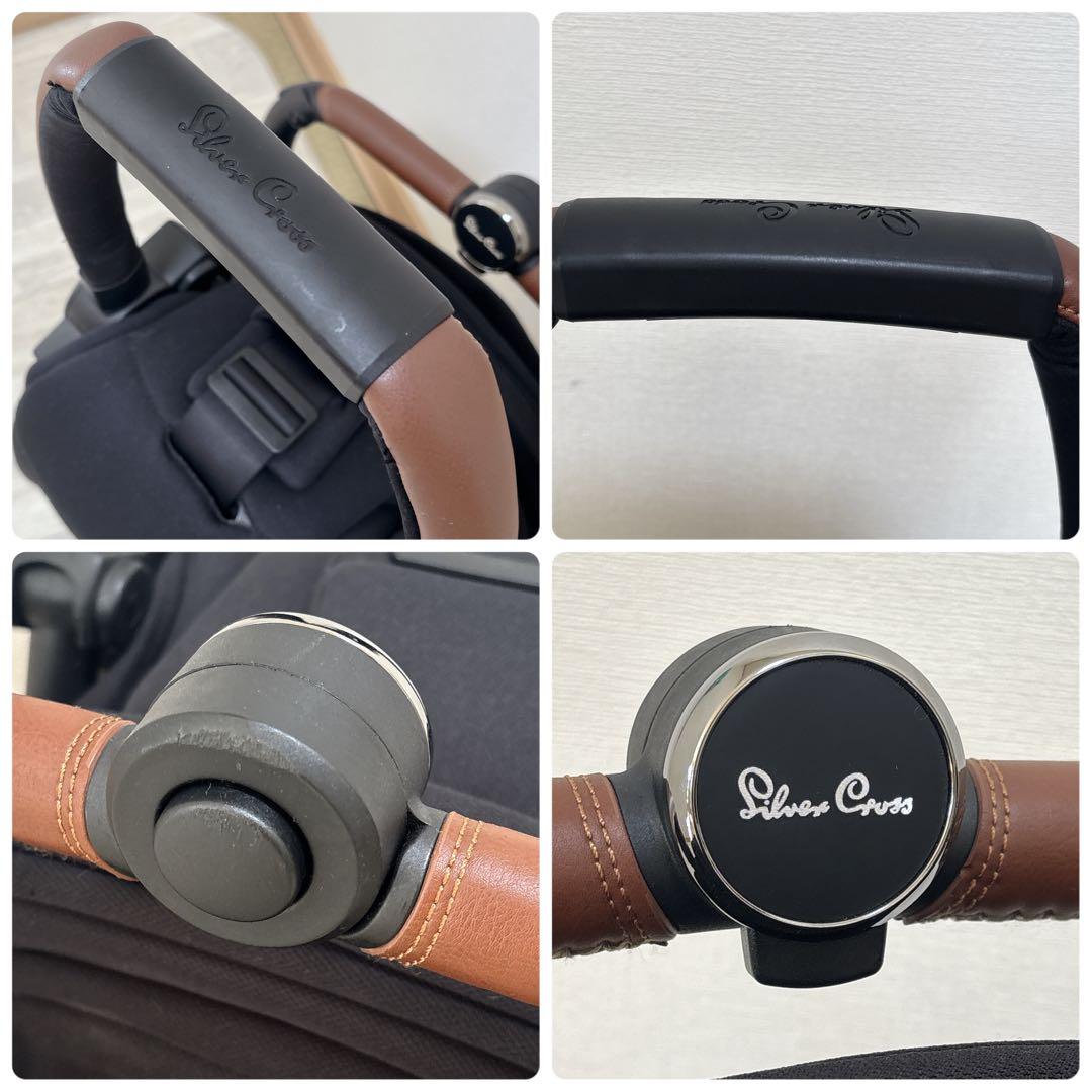 【極美品】 高級品 英国王国御用達 シルバークロス　ジェット3 ベビーカー