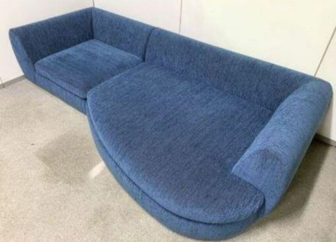 （配送が決まり次第）ふじっこ！！！スピカ キャンディ ローソファー(ブルー
