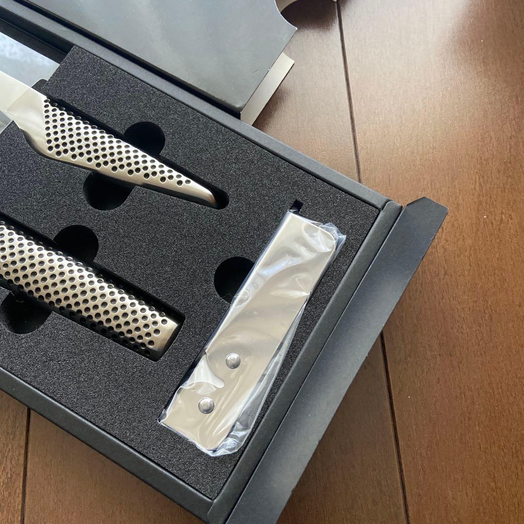 【新品未使用】GLOBAL 包丁 三徳セット CROMOVA 18 ステンレス鋼