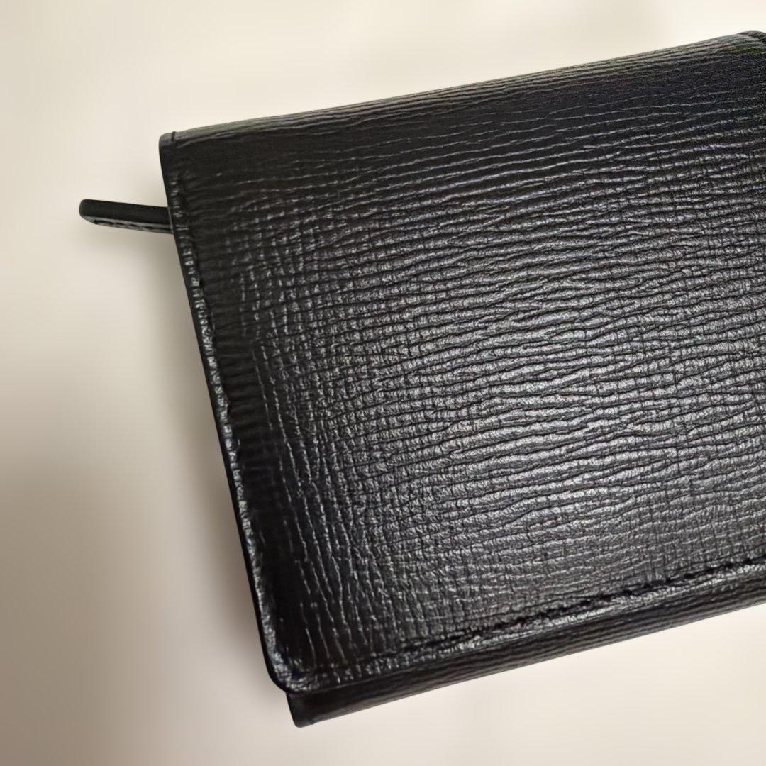 ポロ・ラルフ・ローレン ブラック二つ折り財布　　財布　黒
