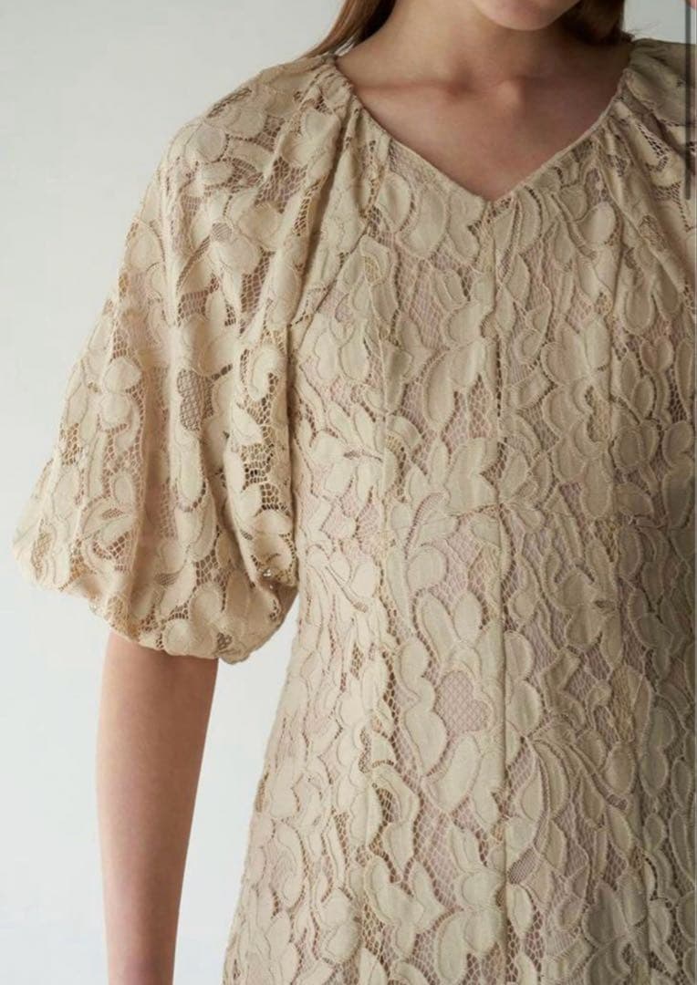 ワンピース VINTAGE LACE PUFF ONE PIECE