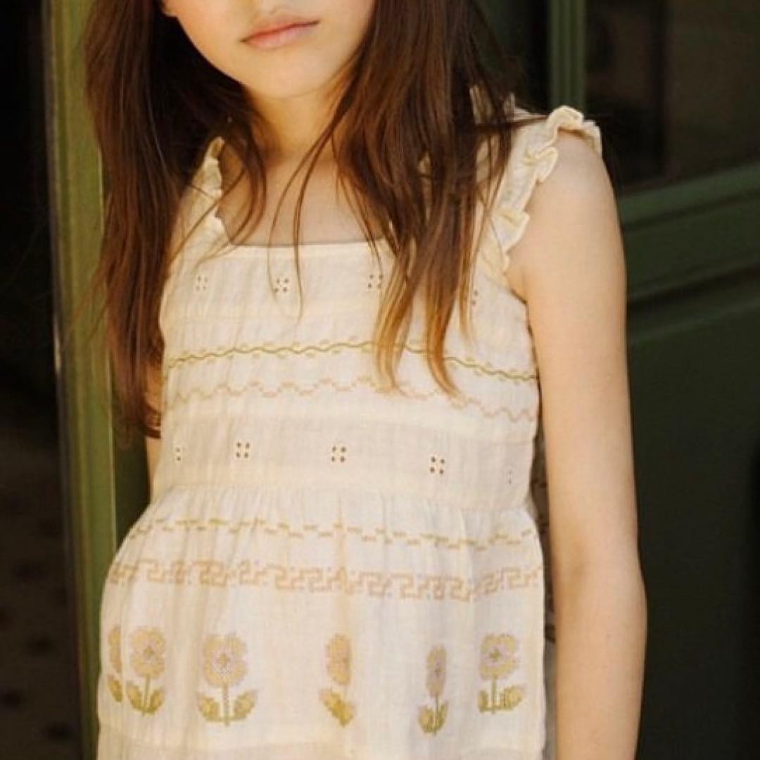 ワンピース Apolina Rosalie Sundress Magnolia 5-7y