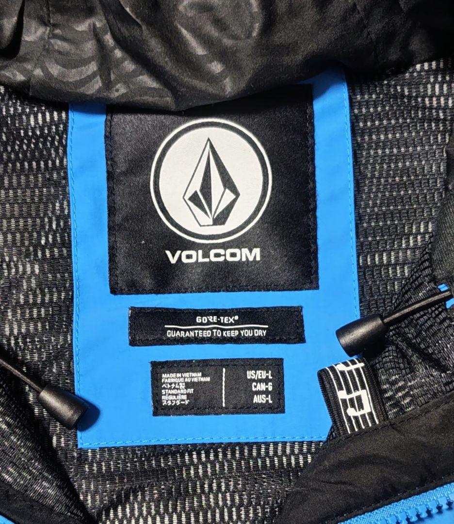 VOLCOM GORE-TEX ジャケット 青　サイズL