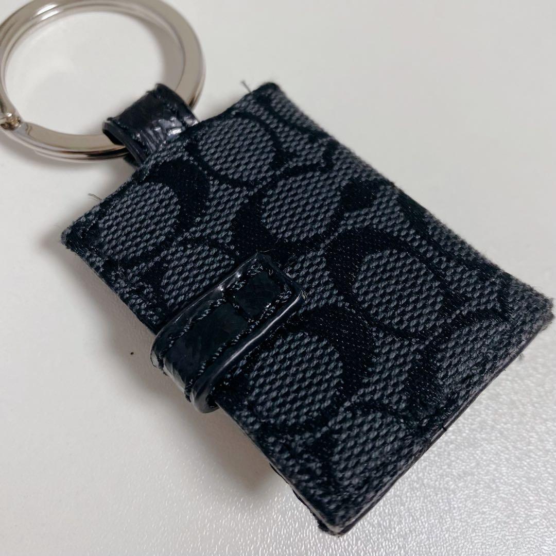 【大人気】coach Picture Frame Charm★写真入れ★手帳型黒