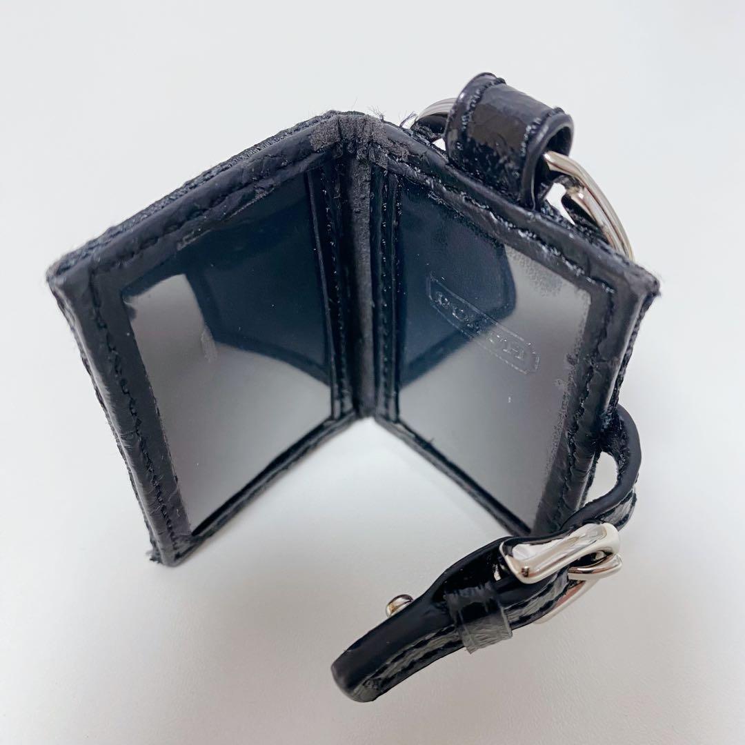 【大人気】coach Picture Frame Charm★写真入れ★手帳型黒