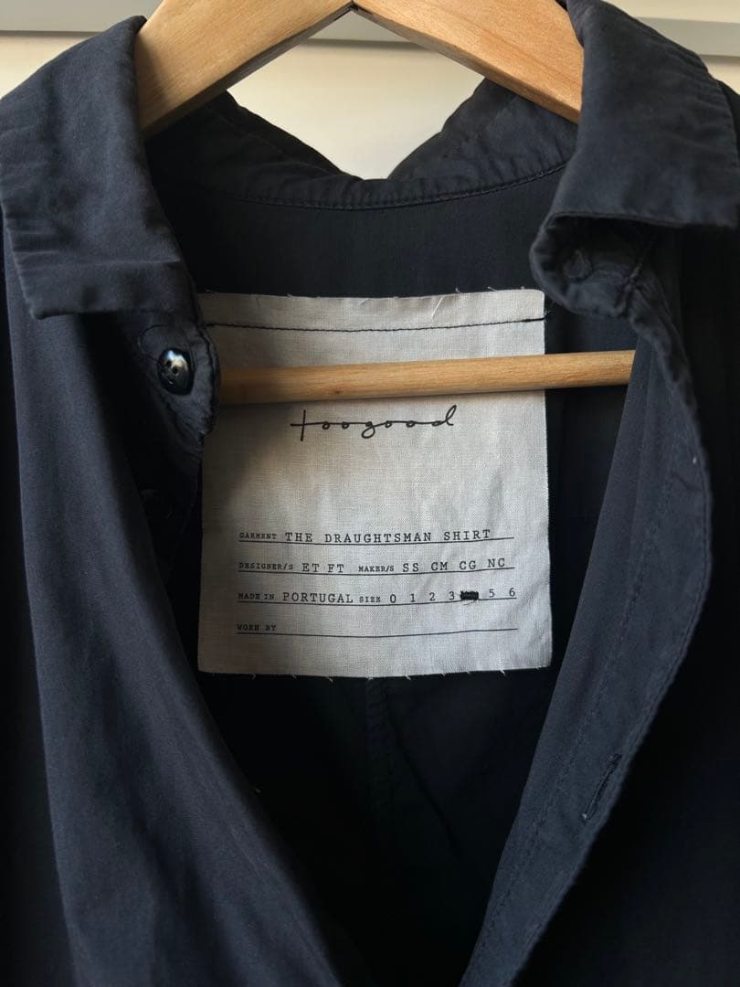toogood THE DRAUGHTSMAN SHIRT ドラフツマンシャツ