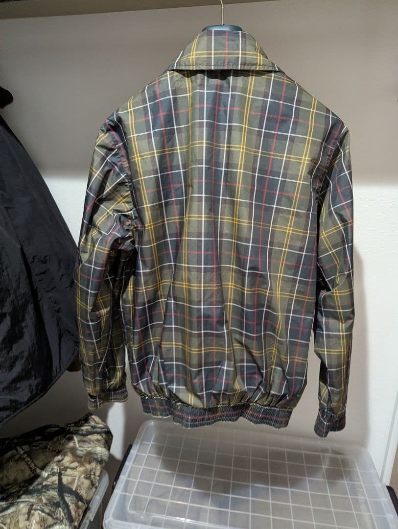 Barbour タータンチェック リバーシブル　スイングトップ
