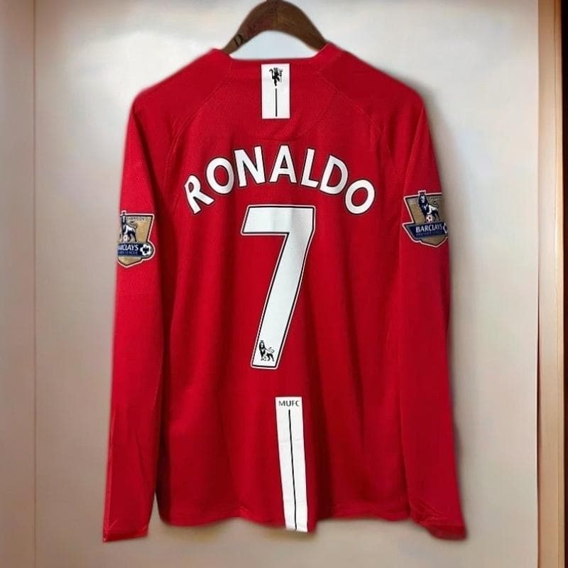 07-08 マンチェスター・ユナイテッド RONALDO 長袖 シャツ 背番号7