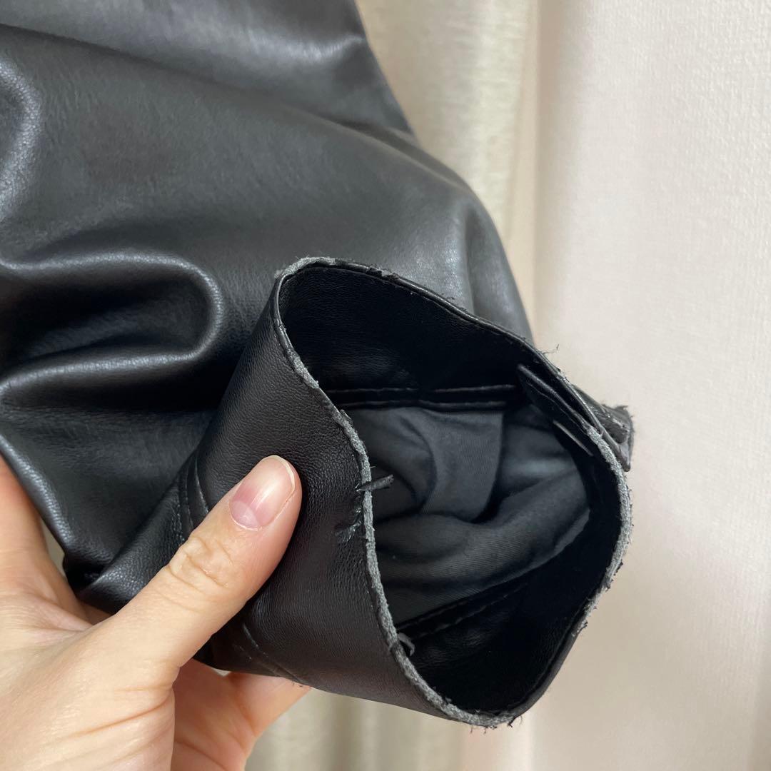 ジャケット・アウター IRENE Fur Hooded Leather Jacket