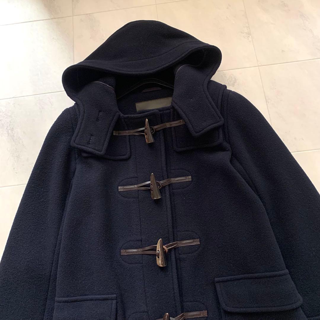 マッキントッシュロンドン メルトンウール ダッフルコート 40 ネイビー