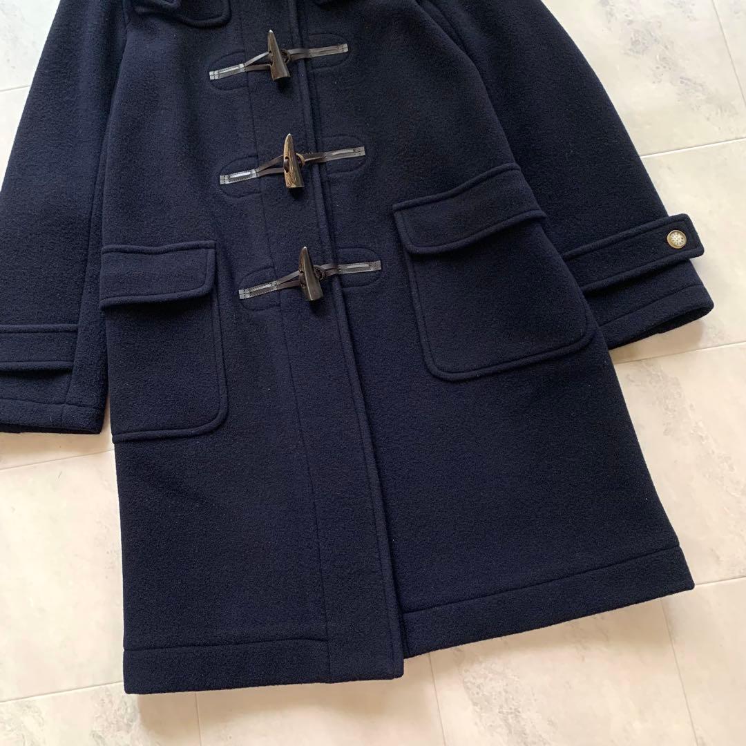 マッキントッシュロンドン メルトンウール ダッフルコート 40 ネイビー