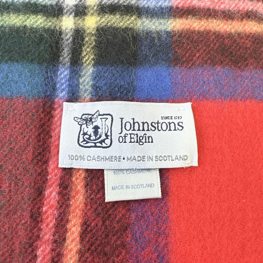 【美品】Johnston’s Of Elgin ジョンストンズ カシミヤ100