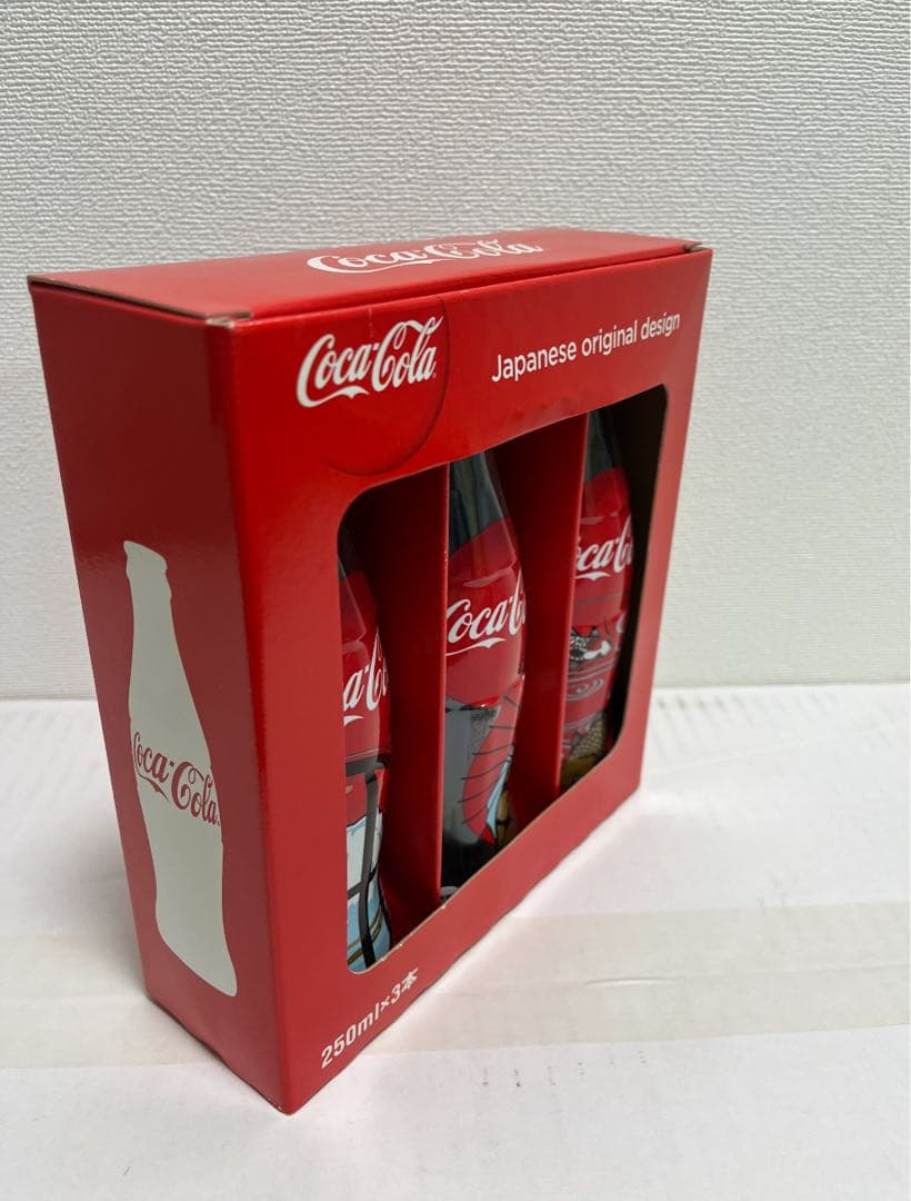 【鑑賞用】コカ・コーラ 日本オリジナルデザイン×3本