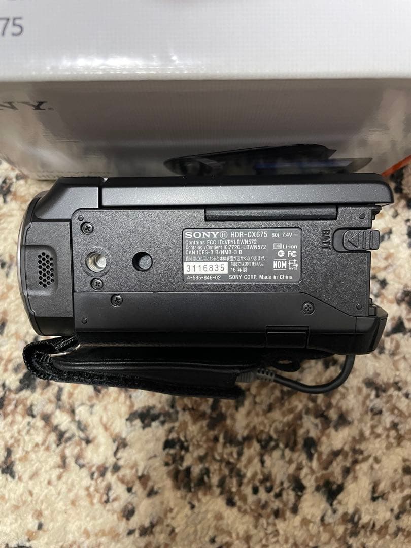 SONY HDR-CX675 ビデオカメラ 動作確認済
