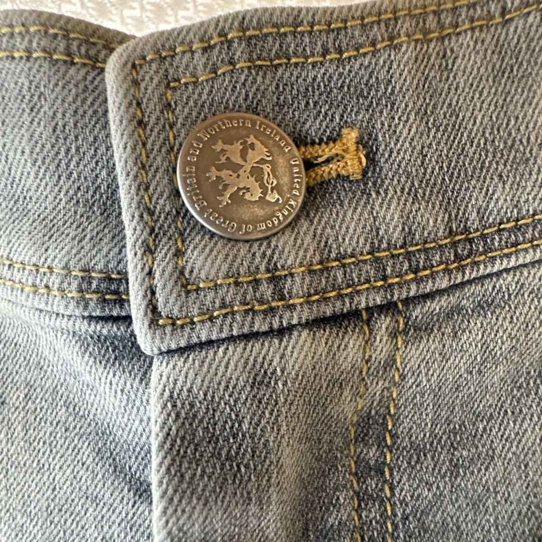 新品　BLUE FRONCE デニム 38薄手　ストレッチ　mal レレレ