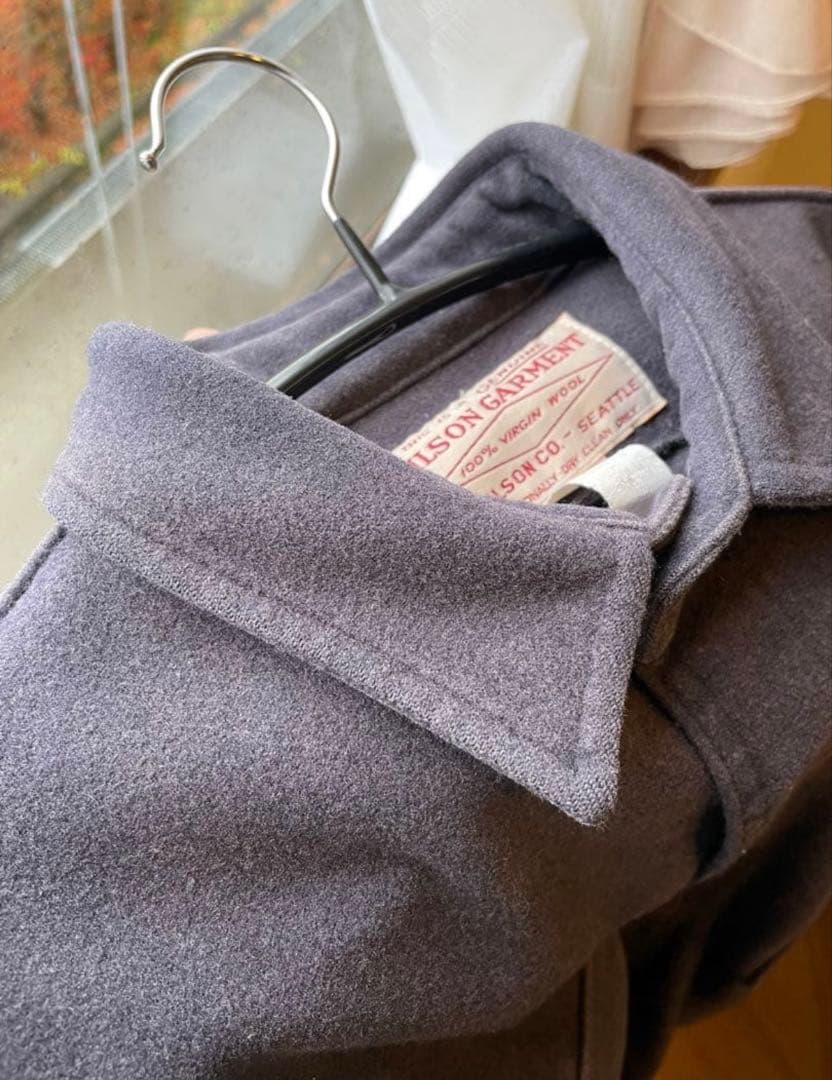 【70s】Filson ナス紺 ウールシャツ ビンテージ