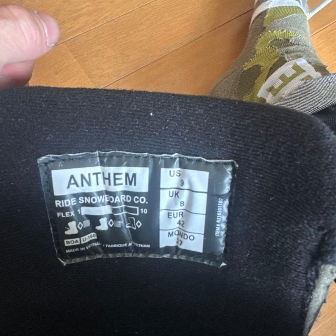 RIDE ANTHEM BoA スノーボードブーツ