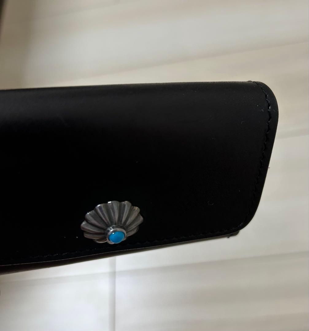 ラリースミス ターコイズ ケース 財布　箱&保証書付属