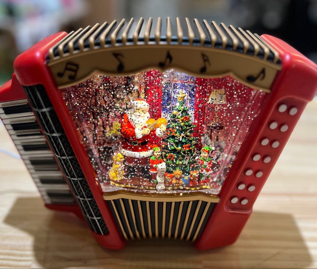 クリスマス バブルLEDライト クリスマスライト スノードーム 新品未使用
