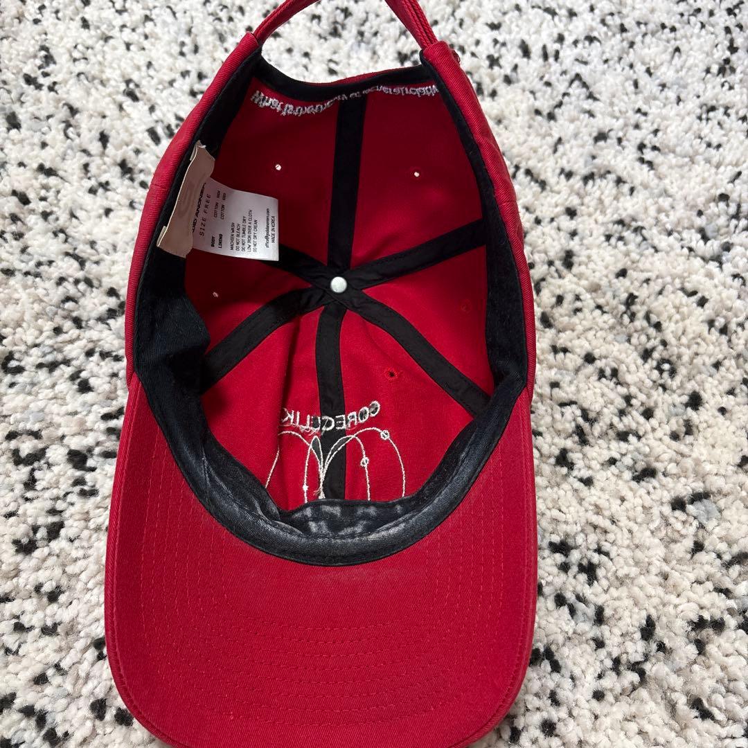 GADID ANONIEM GORECELIK 赤 ベースボールキャップ