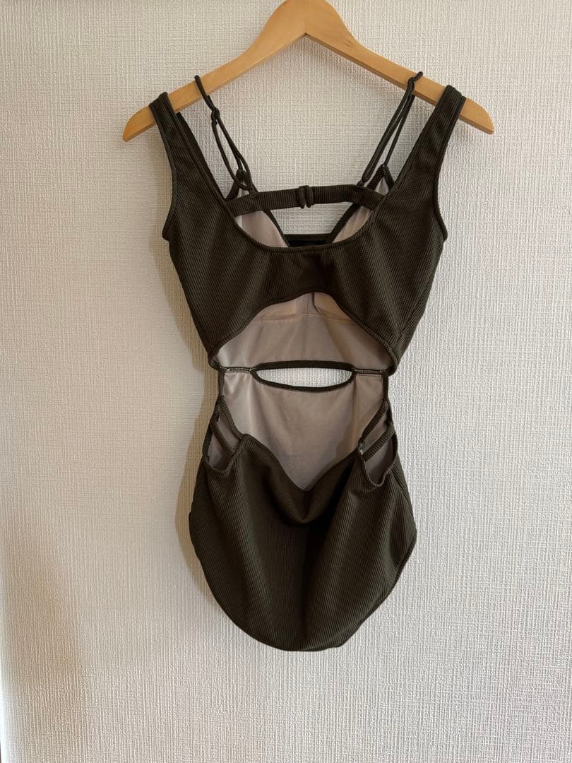 【美品】ameri vintage hole onepiece swimwear