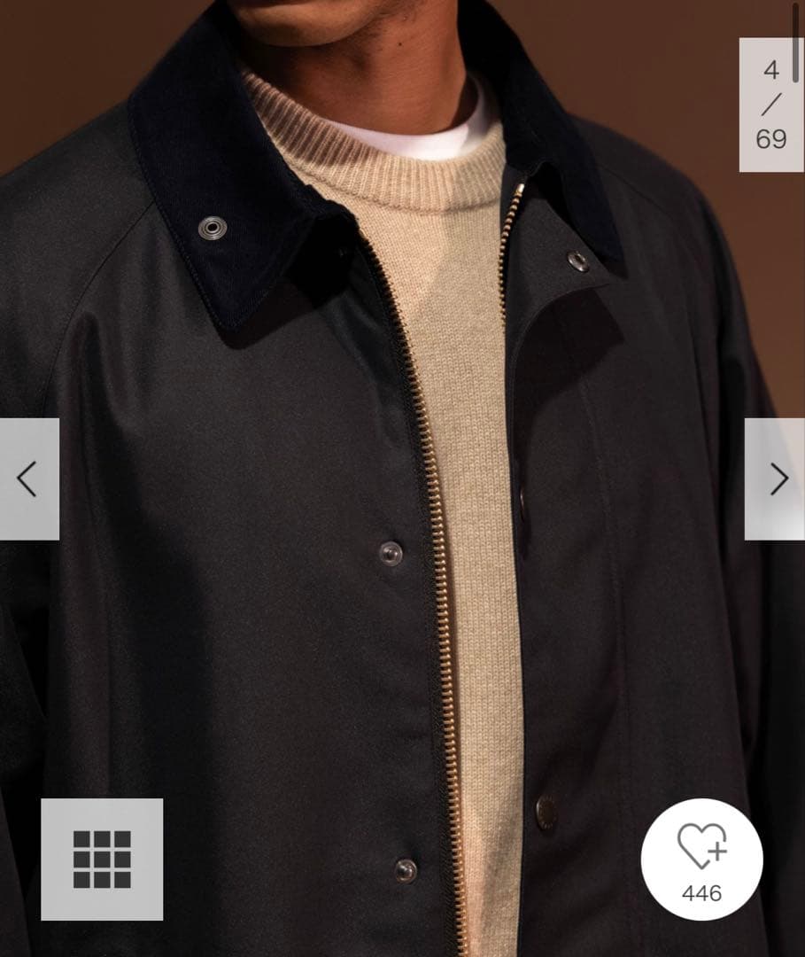 【美品】 Barbour バーレー UBRS別注