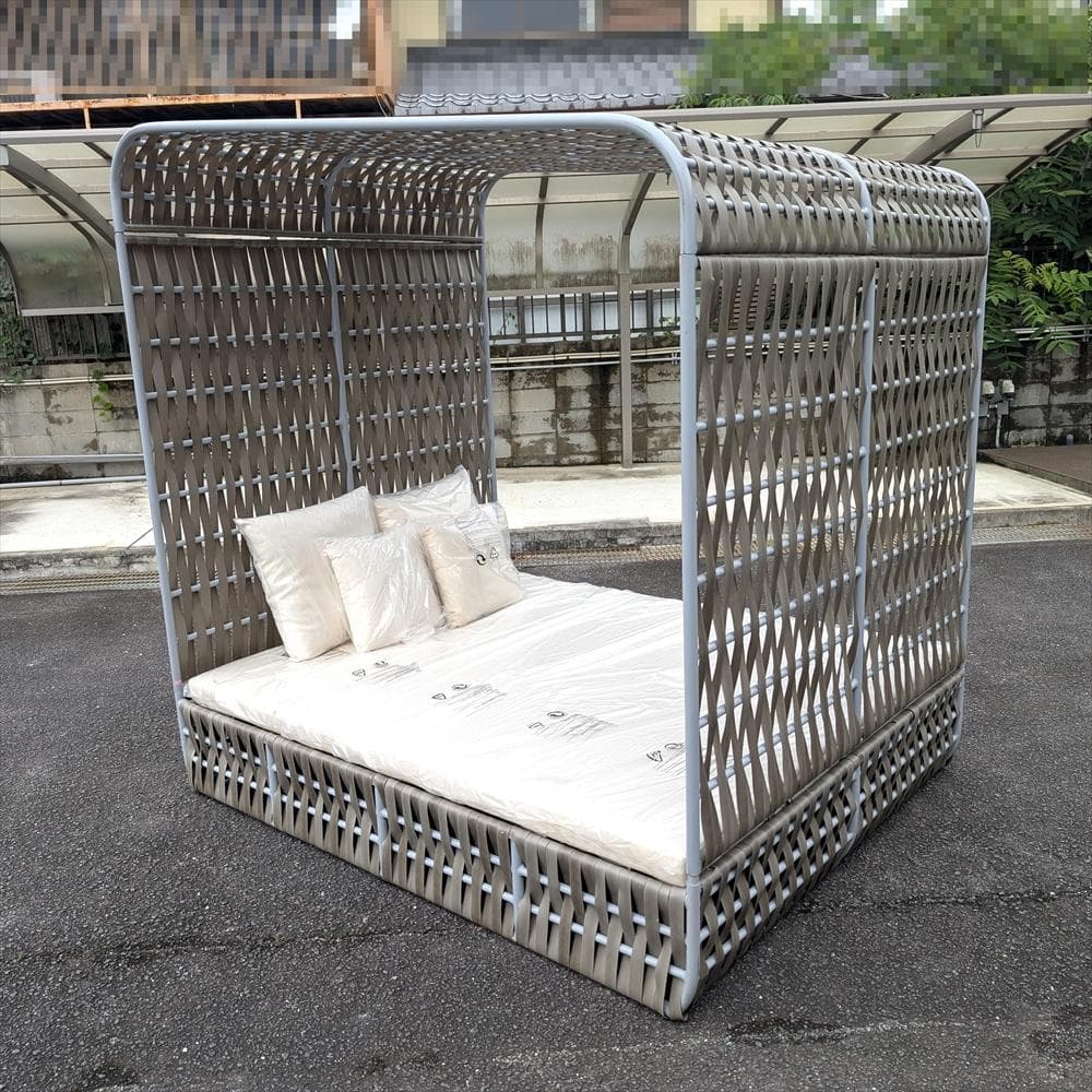 リゾート家具　ソファ　ベッド　デイベッド　グランピング　屋外　プール　ビーチ　A