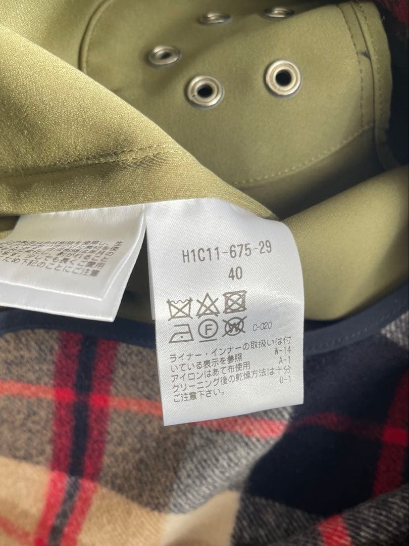 [kure556]マッキントッシュフィロソフィー　ライナー付きステンカラー