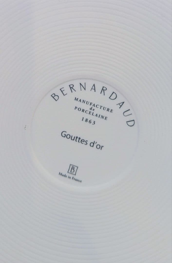 bernardaud gouttes d'or　ベルナルド·グッド·ドール　3枚