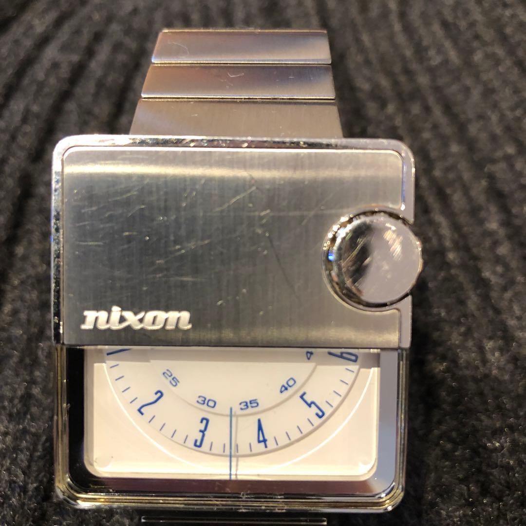 【廃盤】nixon murf ニクソン　マーフ　シルバー×ホワイト（文字盤）