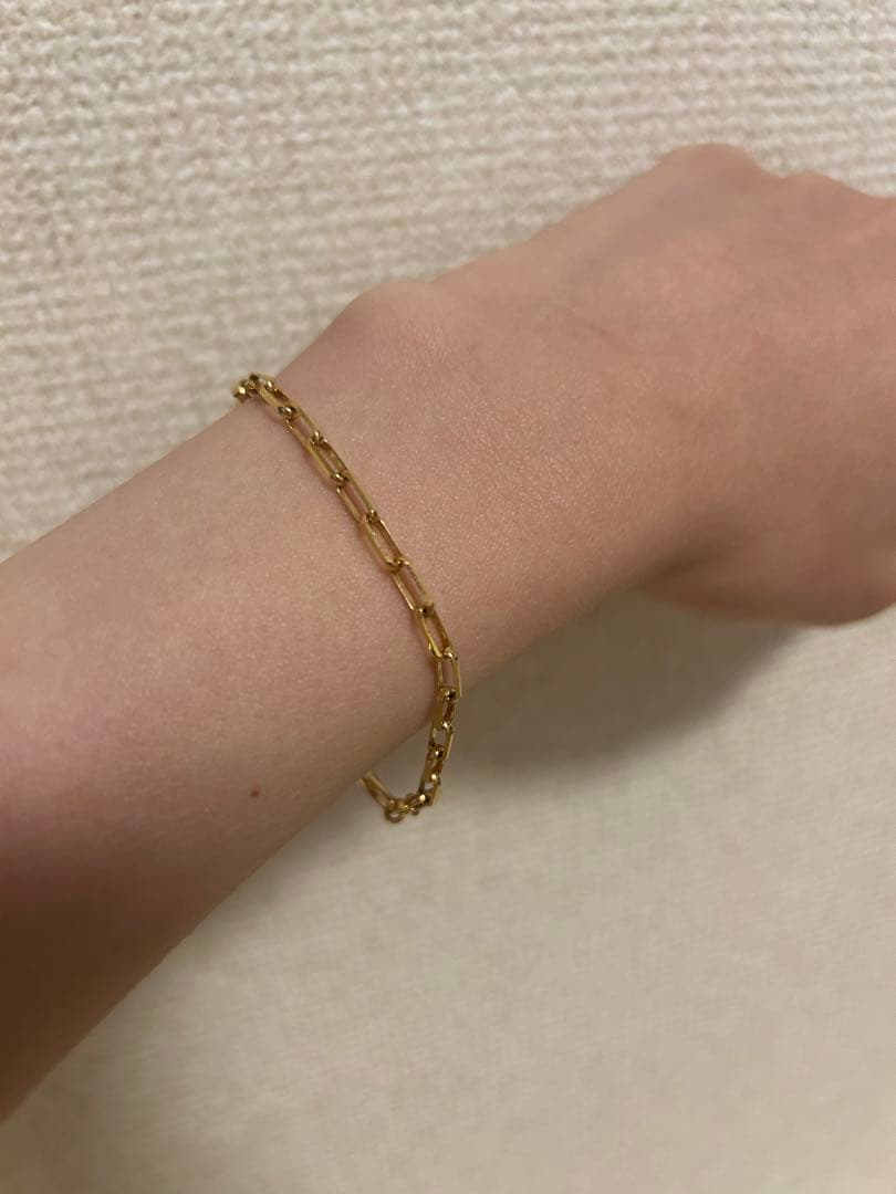 K18 ゴールド ブレスレット 3.0mm 16cm