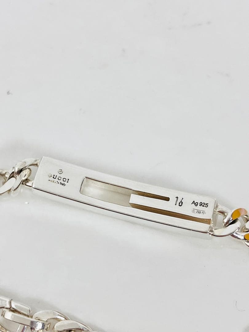 【超美品】GUCCI カットアウトG ブレスレット（実寸17cm）男女兼用