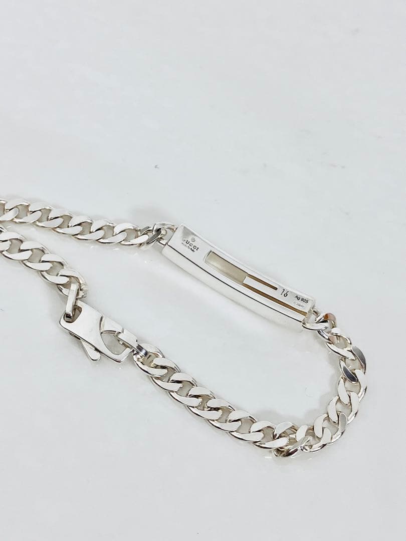 【超美品】GUCCI カットアウトG ブレスレット（実寸17cm）男女兼用